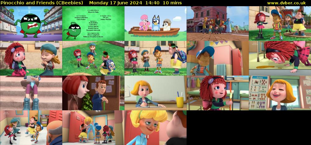 Pinocchio and Friends (CBeebies) Monday 17 June 2024 14:40 - 14:50