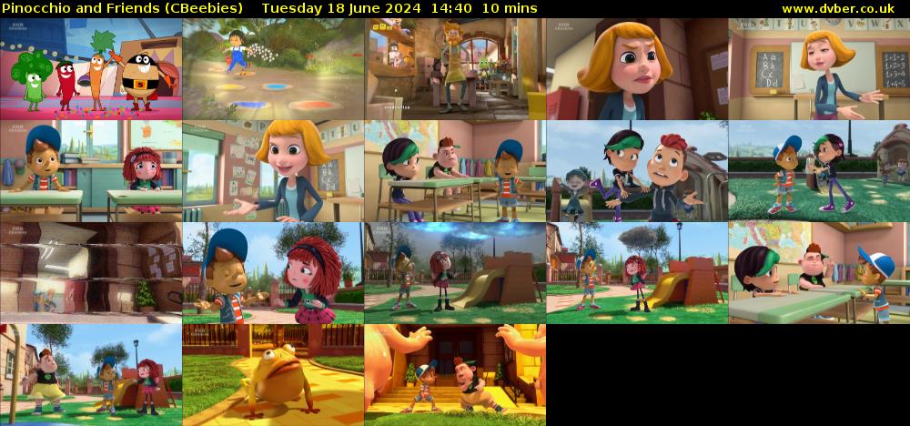Pinocchio and Friends (CBeebies) Tuesday 18 June 2024 14:40 - 14:50