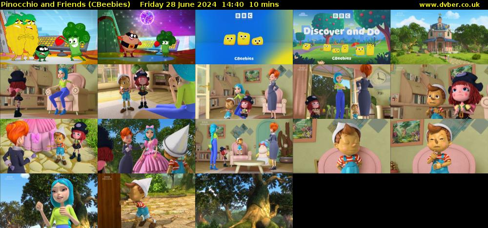 Pinocchio and Friends (CBeebies) Friday 28 June 2024 14:40 - 14:50