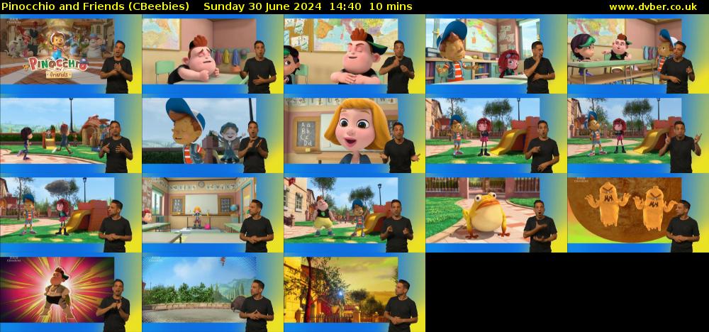 Pinocchio and Friends (CBeebies) Sunday 30 June 2024 14:40 - 14:50