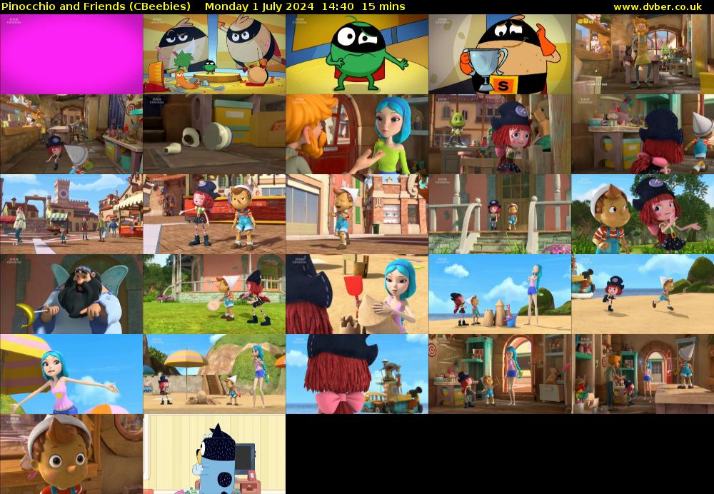 Pinocchio and Friends (CBeebies) Monday 1 July 2024 14:40 - 14:55