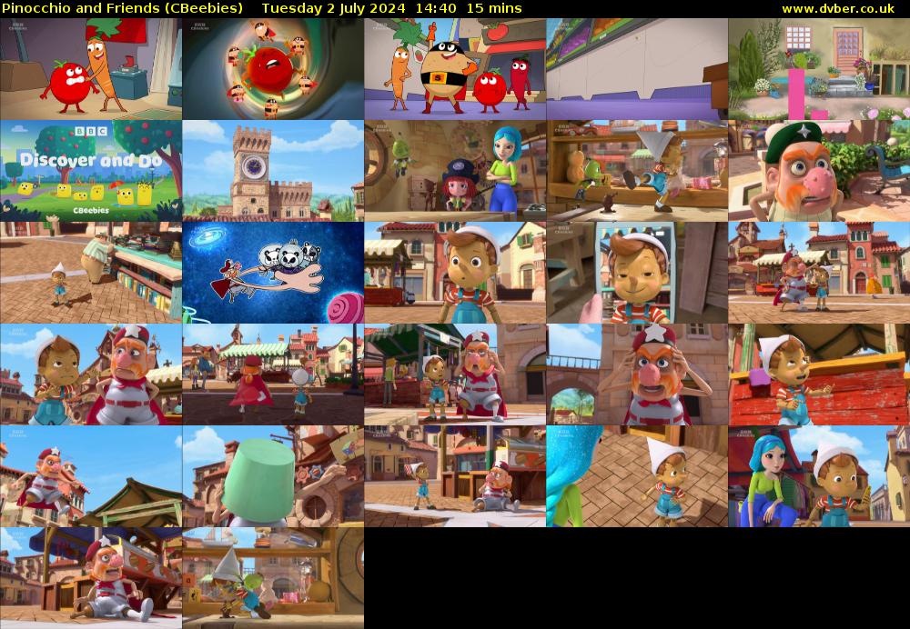 Pinocchio and Friends (CBeebies) Tuesday 2 July 2024 14:40 - 14:55