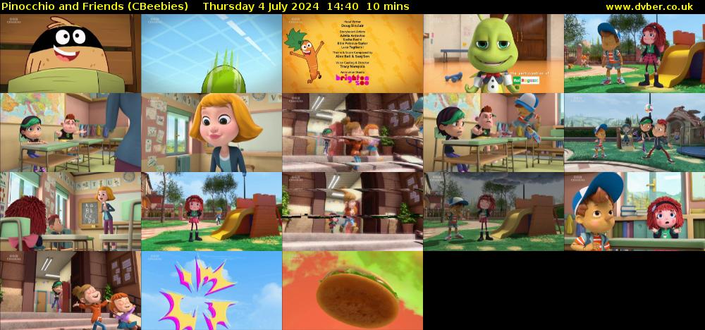 Pinocchio and Friends (CBeebies) Thursday 4 July 2024 14:40 - 14:50