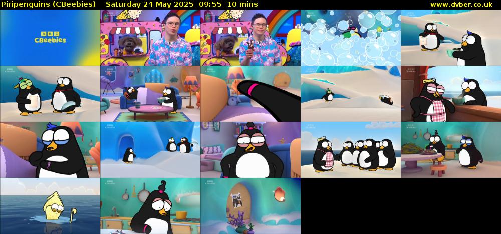 Piripenguins (CBeebies) Saturday 24 May 2025 09:55 - 10:05
