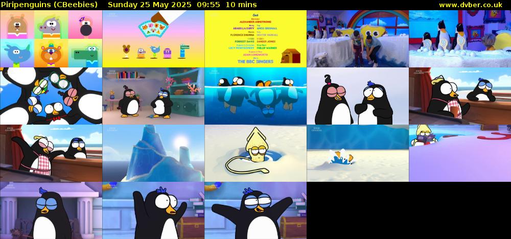 Piripenguins (CBeebies) Sunday 25 May 2025 09:55 - 10:05