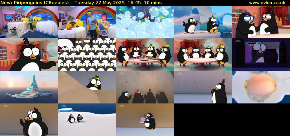 Piripenguins (CBeebies) Tuesday 27 May 2025 16:45 - 16:55