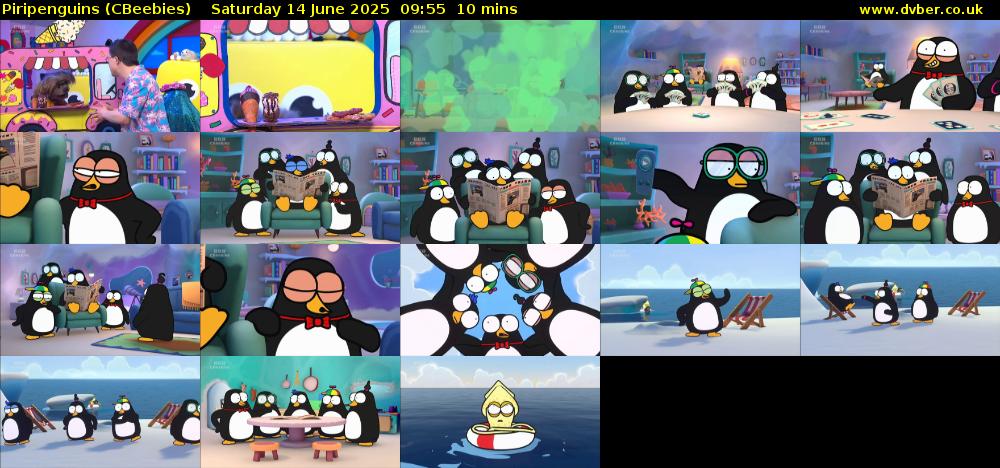 Piripenguins (CBeebies) Saturday 14 June 2025 09:55 - 10:05