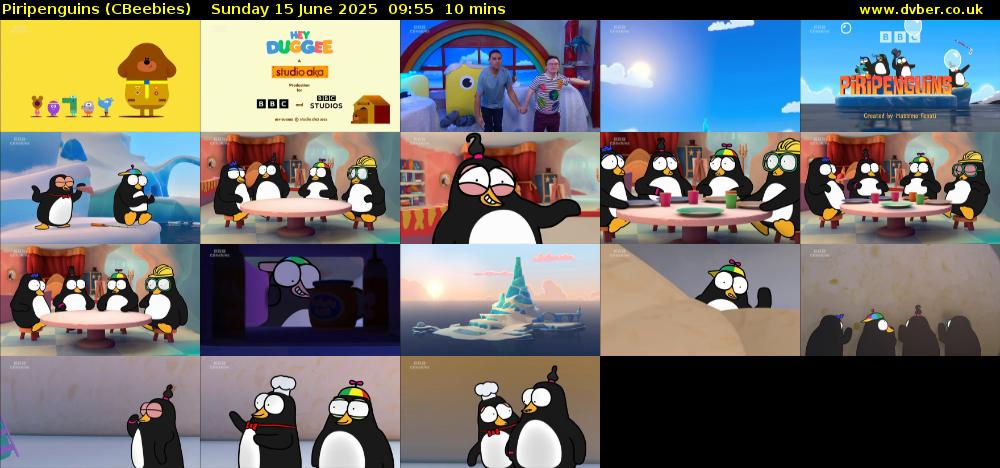 Piripenguins (CBeebies) Sunday 15 June 2025 09:55 - 10:05