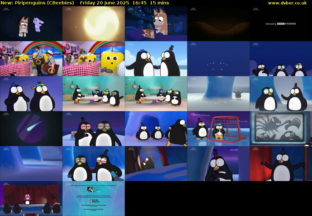 Piripenguins (CBeebies) Friday 20 June 2025 16:45 - 17:00
