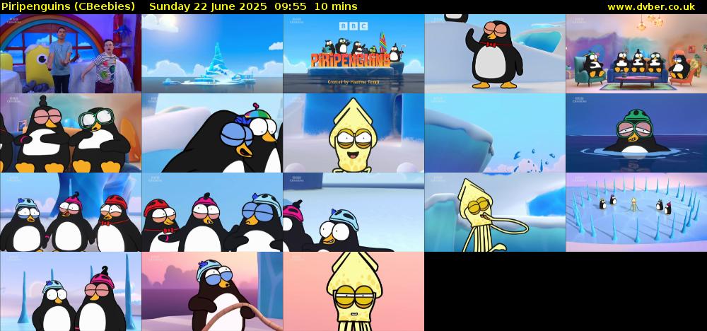 Piripenguins (CBeebies) Sunday 22 June 2025 09:55 - 10:05