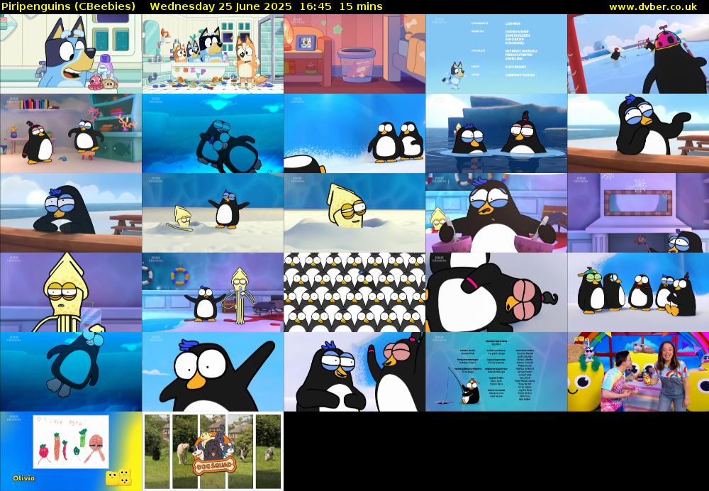 Piripenguins (CBeebies) Wednesday 25 June 2025 16:45 - 17:00