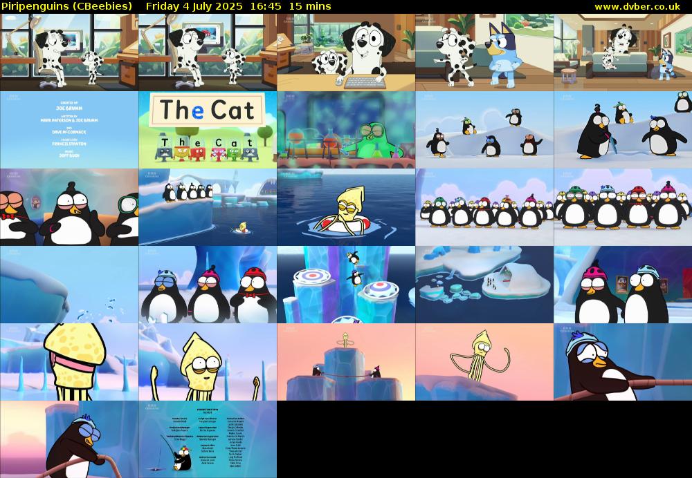 Piripenguins (CBeebies) Friday 4 July 2025 16:45 - 17:00