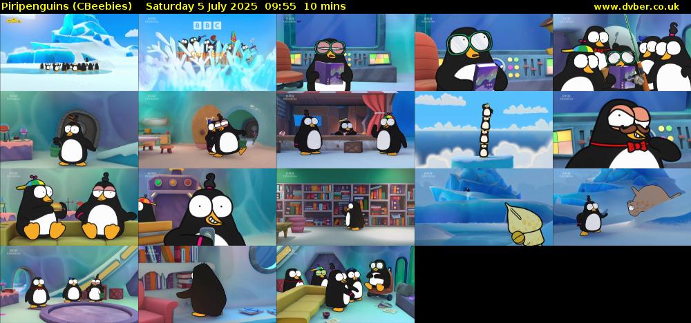 Piripenguins (CBeebies) Saturday 5 July 2025 09:55 - 10:05