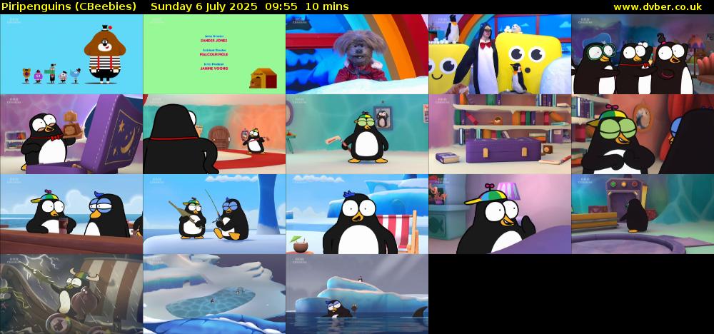 Piripenguins (CBeebies) Sunday 6 July 2025 09:55 - 10:05
