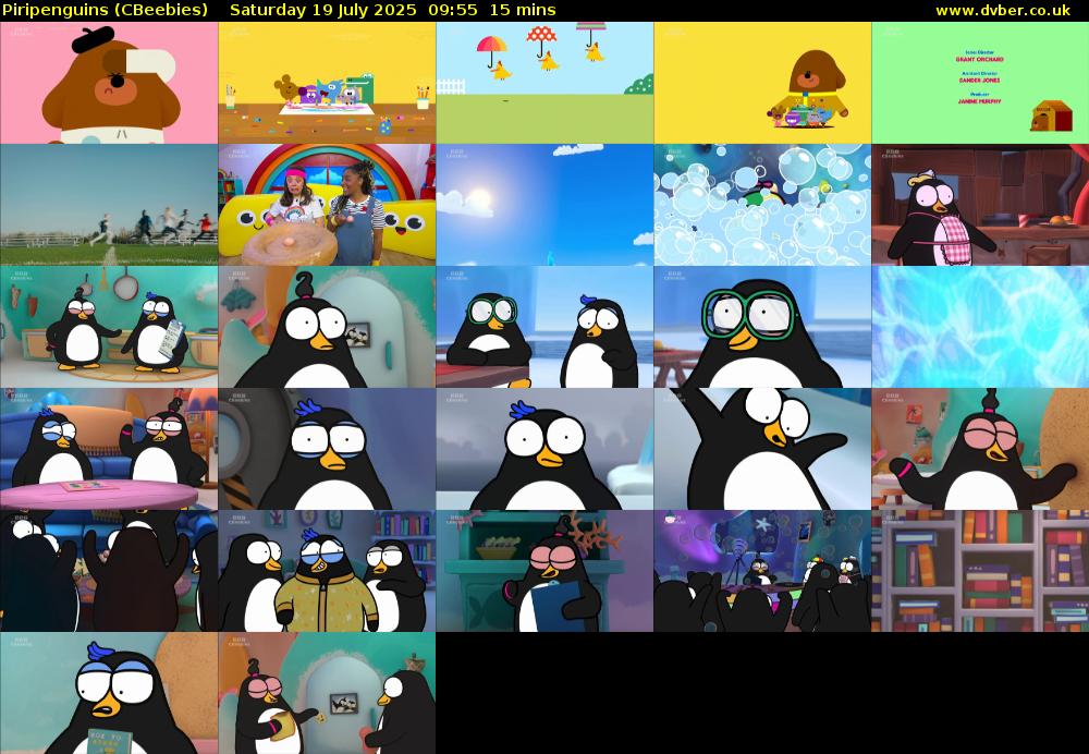 Piripenguins (CBeebies) Saturday 19 July 2025 09:55 - 10:10