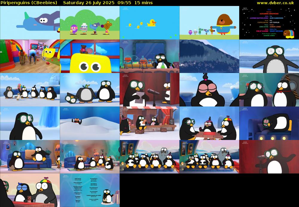 Piripenguins (CBeebies) Saturday 26 July 2025 09:55 - 10:10