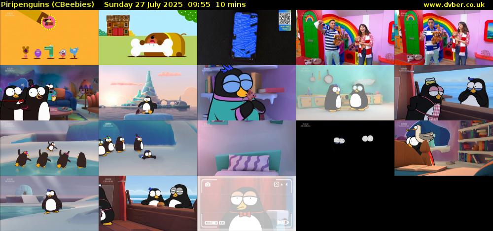 Piripenguins (CBeebies) Sunday 27 July 2025 09:55 - 10:05