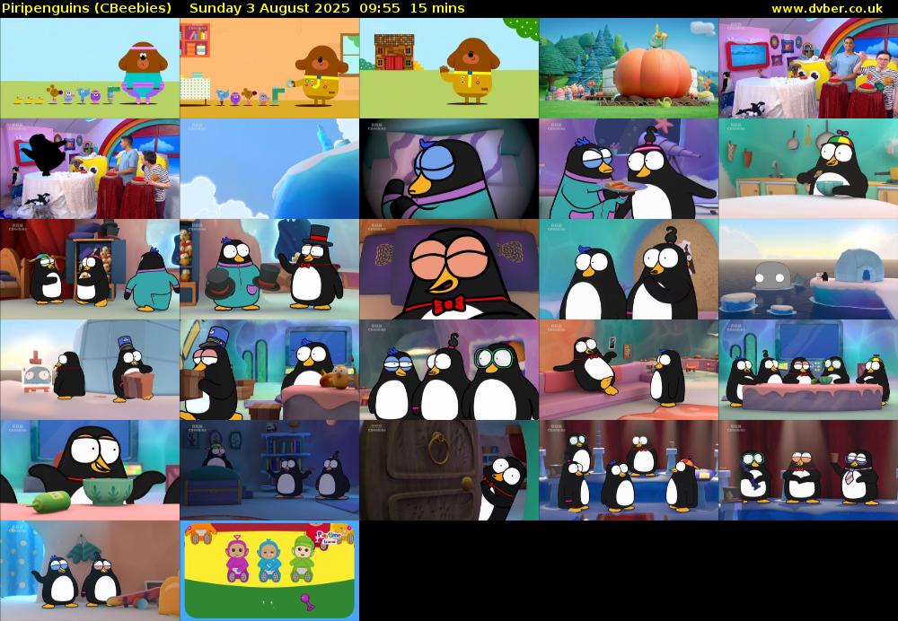 Piripenguins (CBeebies) Sunday 3 August 2025 09:55 - 10:10