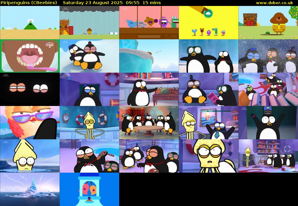 Piripenguins (CBeebies) Saturday 23 August 2025 09:55 - 10:10