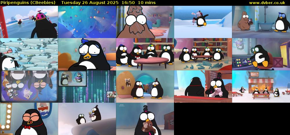 Piripenguins (CBeebies) Tuesday 26 August 2025 16:50 - 17:00