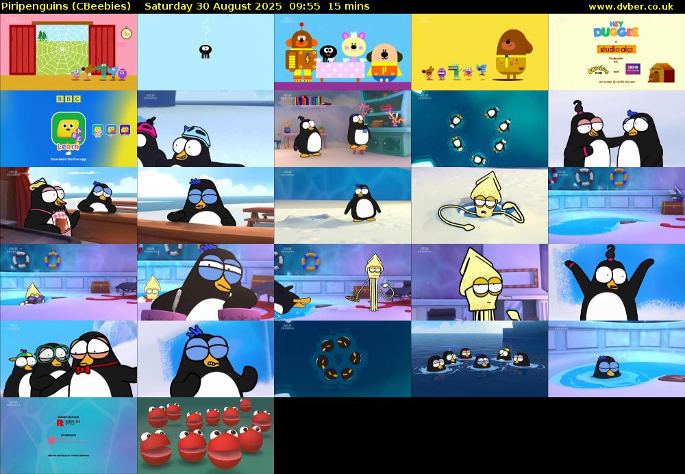 Piripenguins (CBeebies) Saturday 30 August 2025 09:55 - 10:10