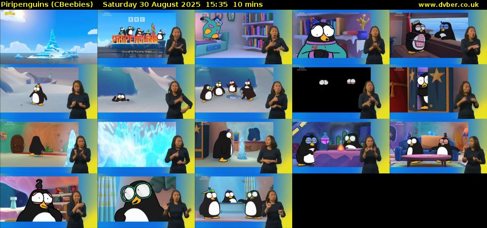 Piripenguins (CBeebies) Saturday 30 August 2025 15:35 - 15:45