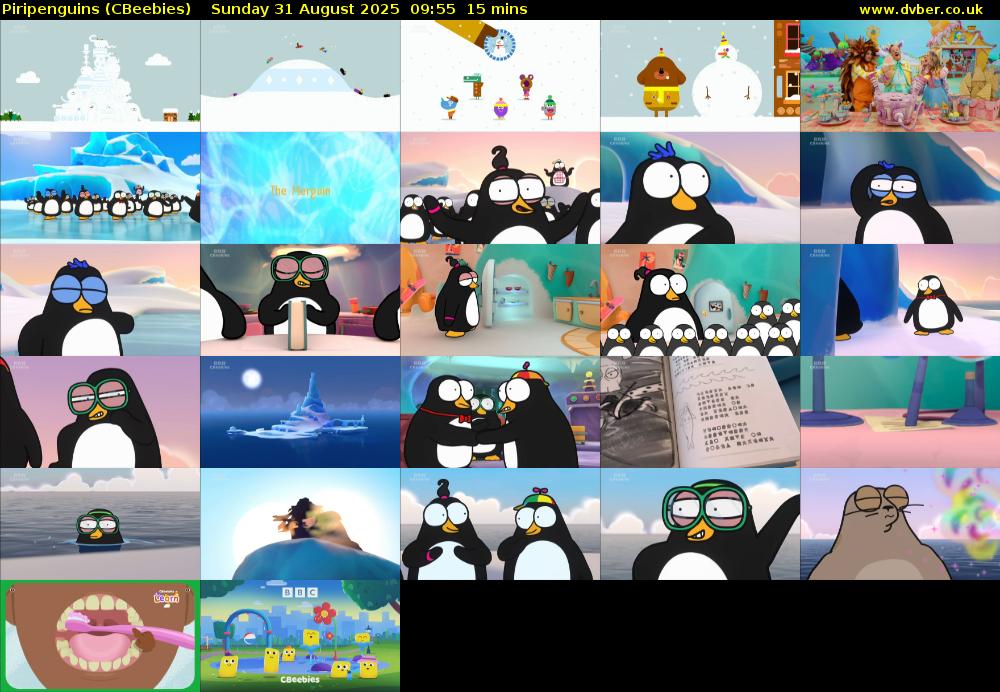 Piripenguins (CBeebies) Sunday 31 August 2025 09:55 - 10:10