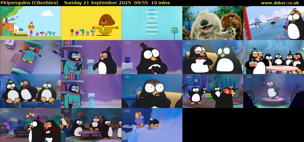 Piripenguins (CBeebies) Sunday 21 September 2025 09:55 - 10:05