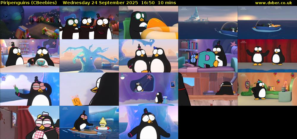 Piripenguins (CBeebies) Wednesday 24 September 2025 16:50 - 17:00