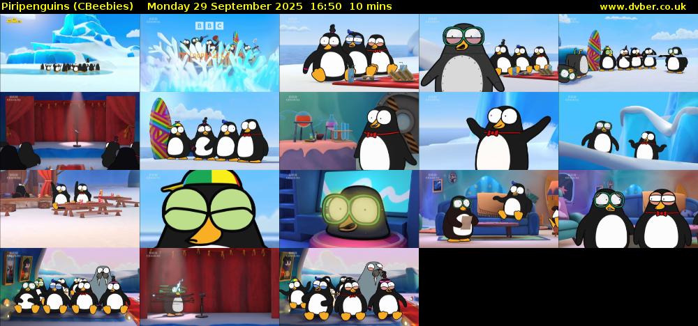 Piripenguins (CBeebies) Monday 29 September 2025 16:50 - 17:00