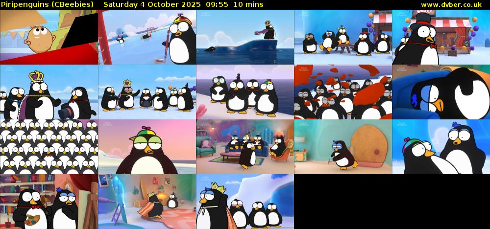 Piripenguins (CBeebies) Saturday 4 October 2025 09:55 - 10:05
