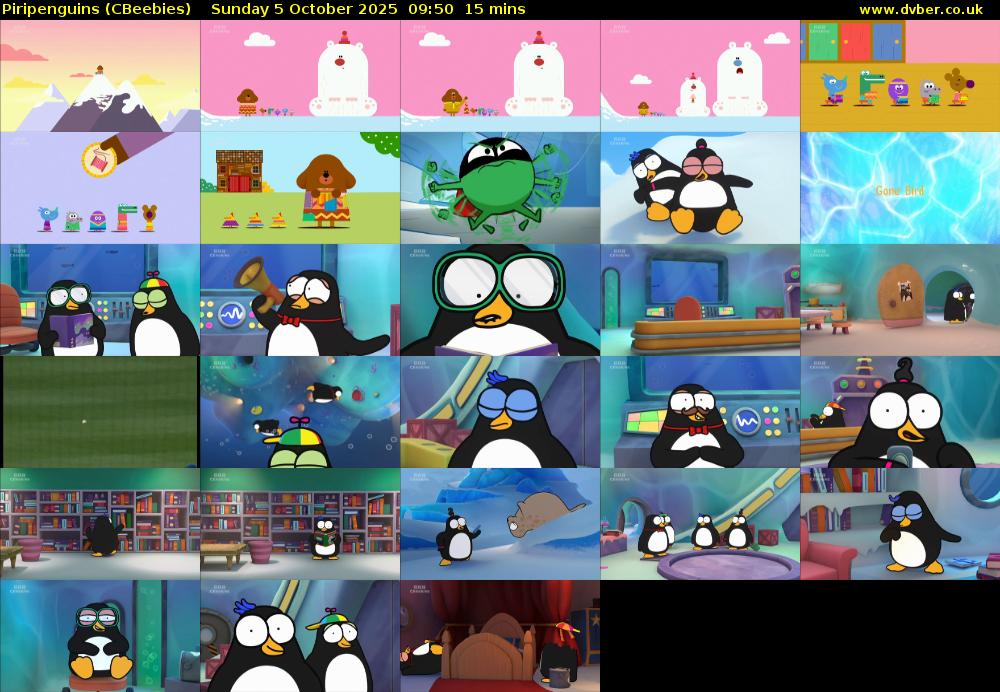 Piripenguins (CBeebies) Sunday 5 October 2025 09:50 - 10:05