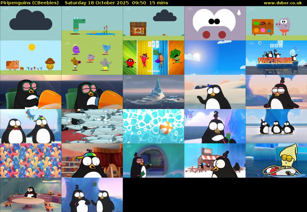 Piripenguins (CBeebies) Saturday 18 October 2025 09:50 - 10:05