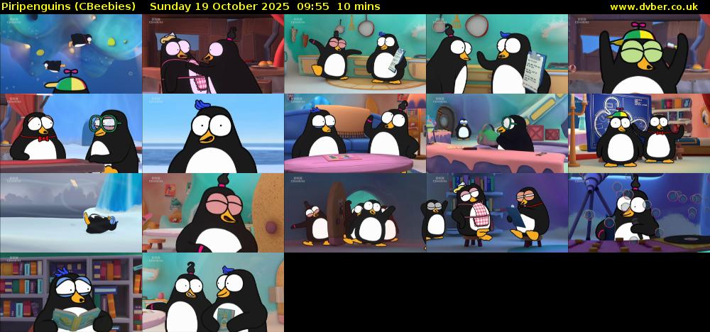 Piripenguins (CBeebies) Sunday 19 October 2025 09:55 - 10:05