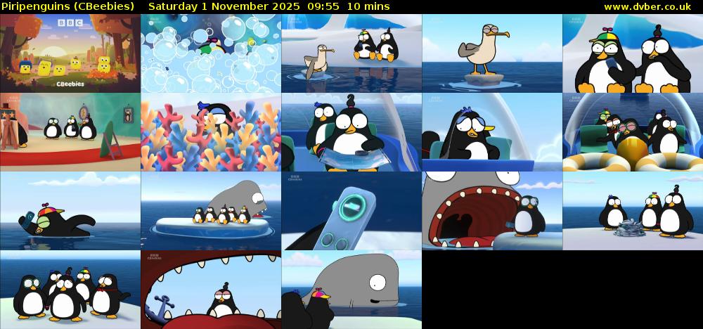 Piripenguins (CBeebies) Saturday 1 November 2025 09:55 - 10:05