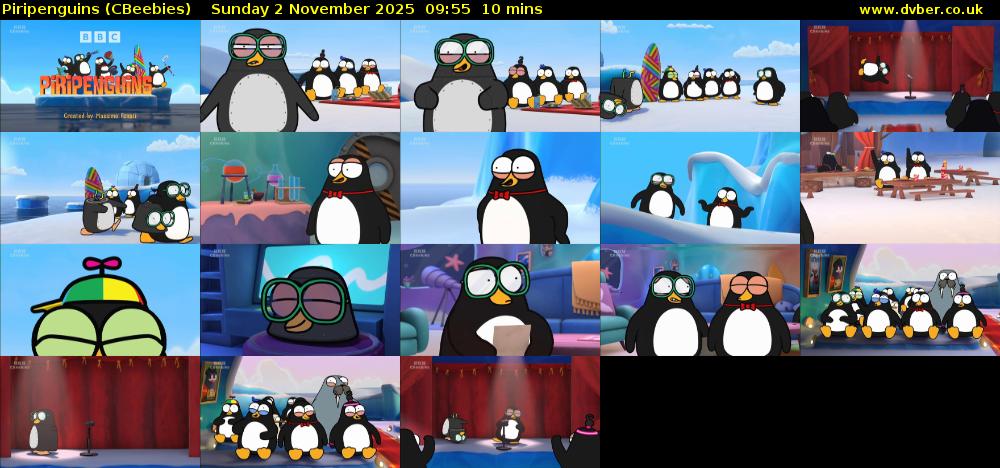 Piripenguins (CBeebies) Sunday 2 November 2025 09:55 - 10:05