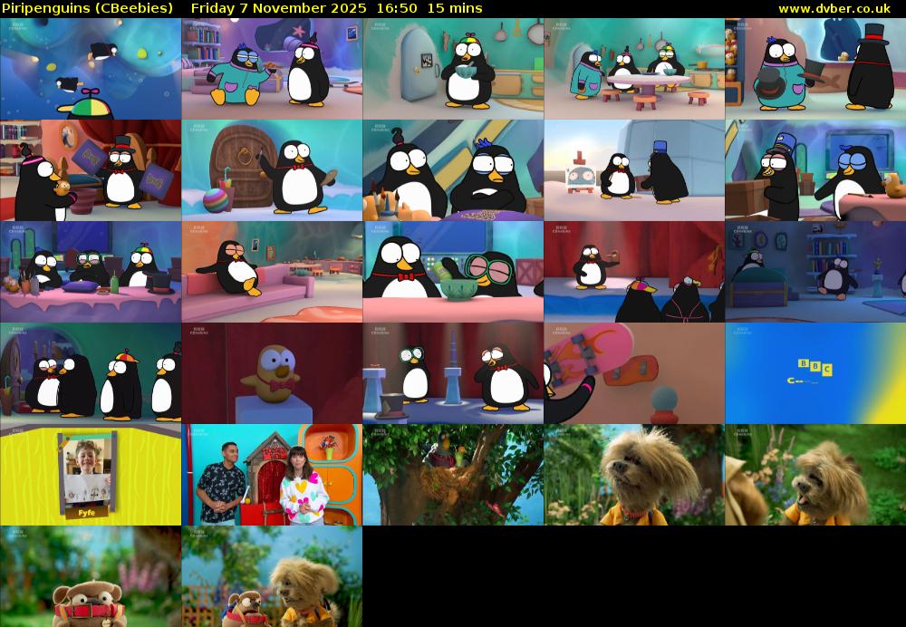 Piripenguins (CBeebies) Friday 7 November 2025 16:50 - 17:05
