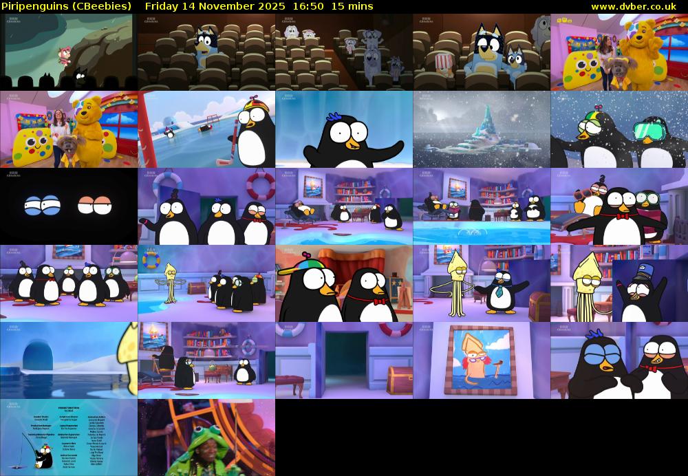 Piripenguins (CBeebies) Friday 14 November 2025 16:50 - 17:05