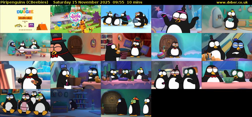 Piripenguins (CBeebies) Saturday 15 November 2025 09:55 - 10:05