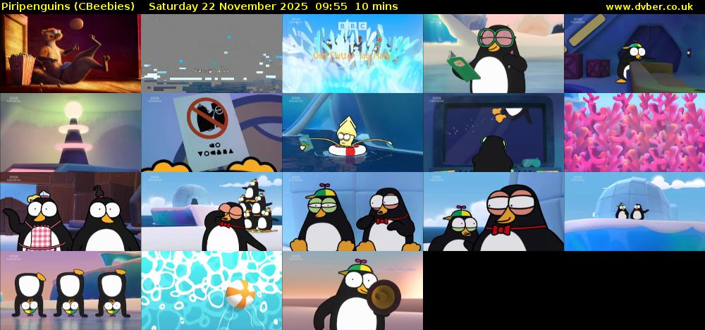 Piripenguins (CBeebies) Saturday 22 November 2025 09:55 - 10:05