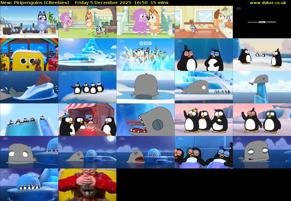Piripenguins (CBeebies) Friday 5 December 2025 16:50 - 17:05