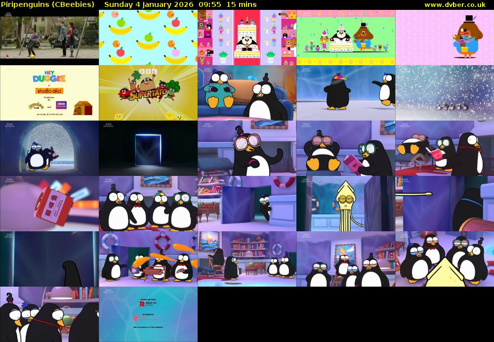 Piripenguins (CBeebies) Sunday 4 January 2026 09:55 - 10:10