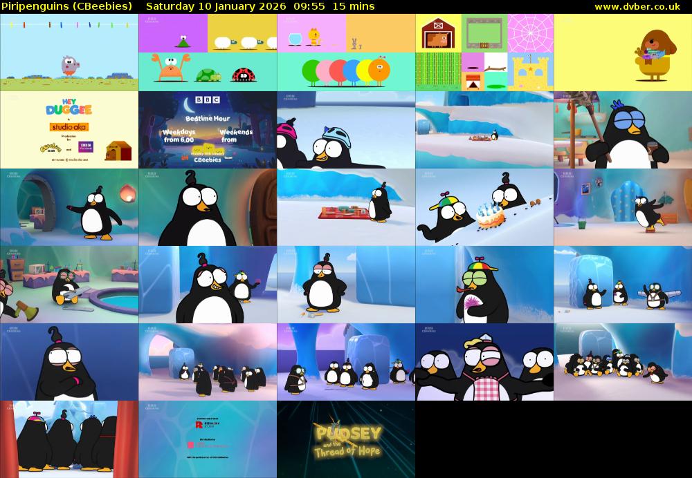 Piripenguins (CBeebies) Saturday 10 January 2026 09:55 - 10:10