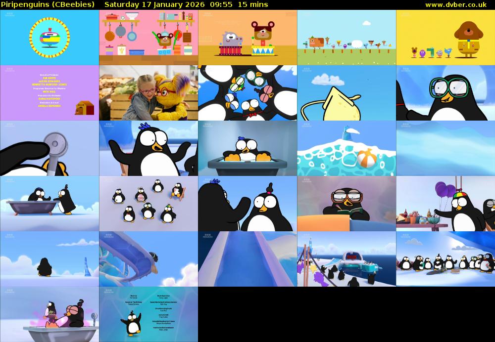 Piripenguins (CBeebies) Saturday 17 January 2026 09:55 - 10:10
