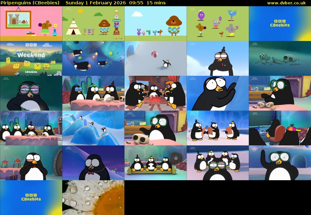 Piripenguins (CBeebies) Sunday 1 February 2026 09:55 - 10:10