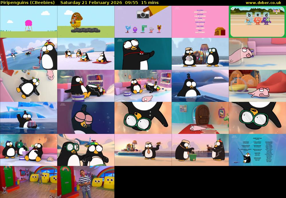 Piripenguins (CBeebies) Saturday 21 February 2026 09:55 - 10:10