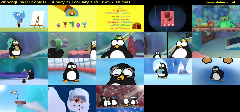 Piripenguins (CBeebies) Sunday 22 February 2026 09:55 - 10:05