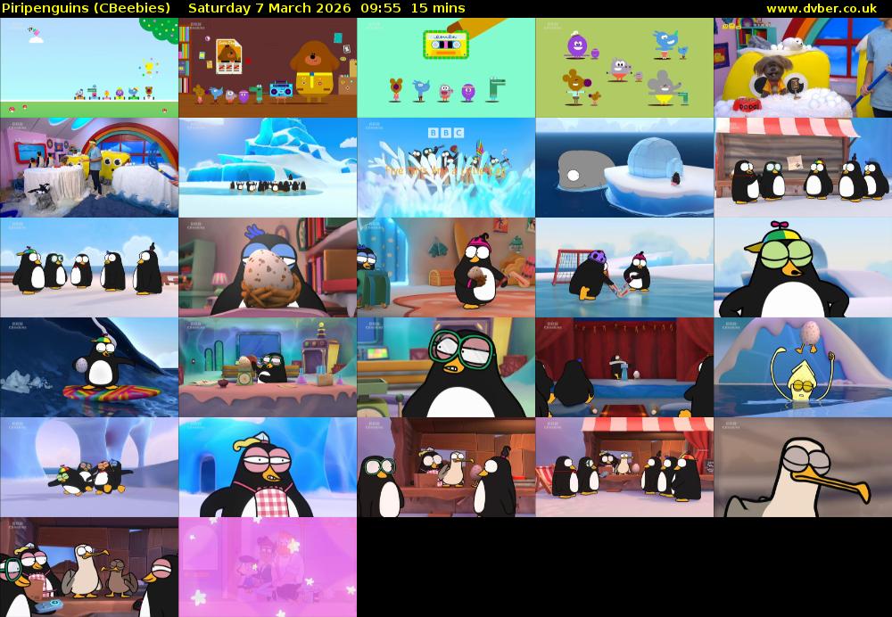 Piripenguins (CBeebies) Saturday 7 March 2026 09:55 - 10:10