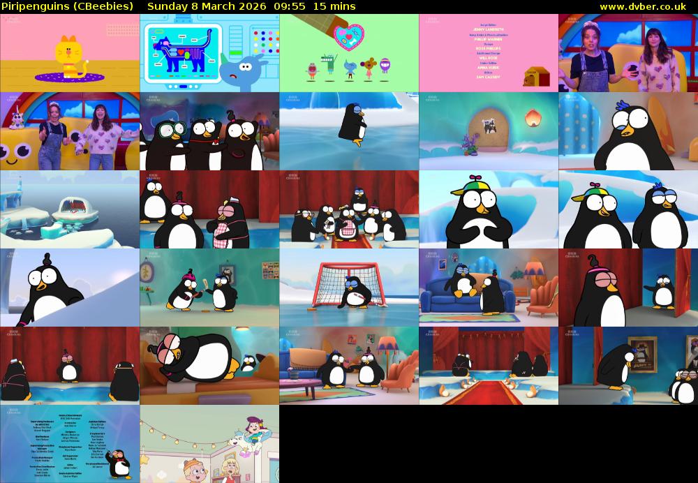 Piripenguins (CBeebies) Sunday 8 March 2026 09:55 - 10:10