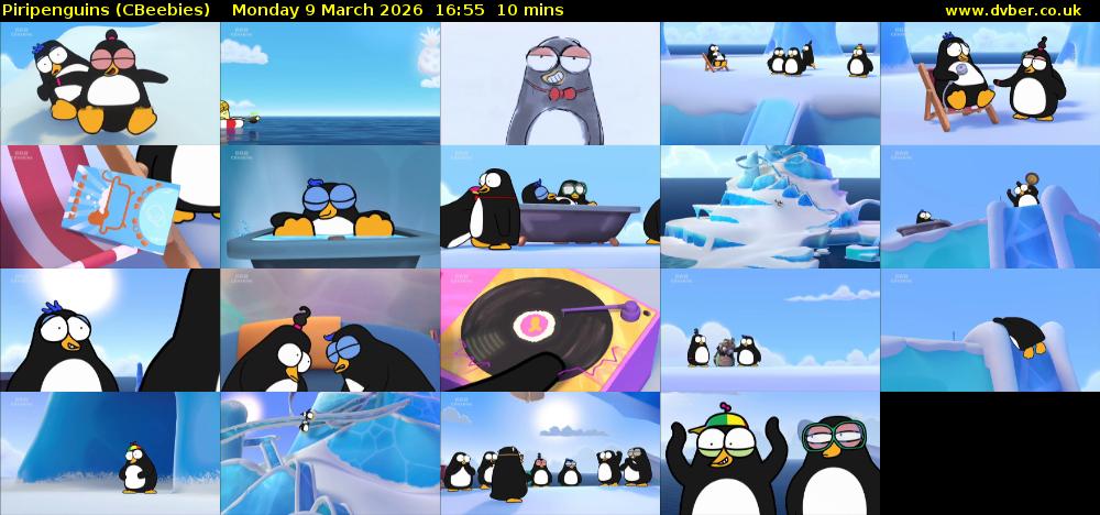 Piripenguins (CBeebies) Monday 9 March 2026 16:55 - 17:05